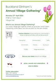 Annual Village Gathering 27th April