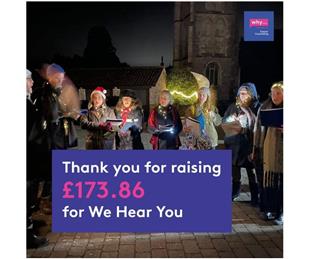 Carol Singers Raise £173 for Charity